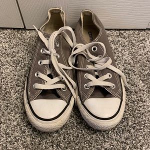 Grey Converse; FREE SHIPPING